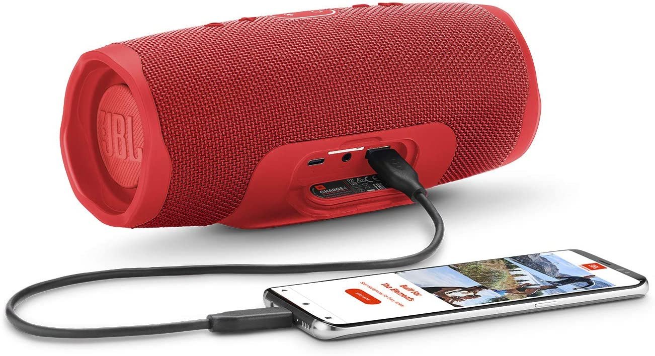 JBL Charge 4 - Waterproof Portable Bluetooth Speaker - Red