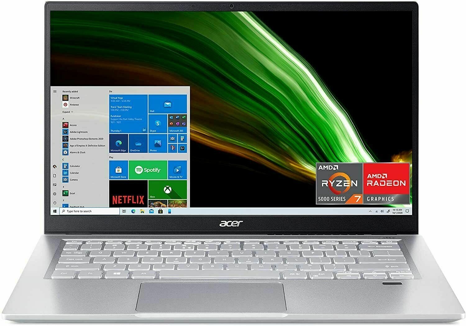 Acer Swift 3 - 14" Laptop AMD Ryzen 7 5700U 1.8GHz 8GB Ram 512GB SSD W10H