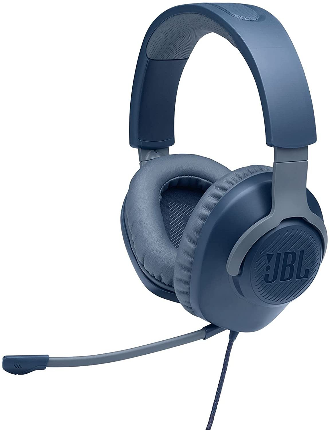JBL Quantum 100 - Wired Over-Ear Gaming Headphones - Blue