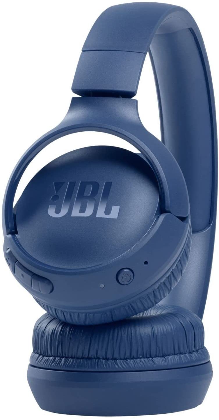JBL Tune 510BT: Wireless On-Ear Headphones with Purebass Sound - Blue
