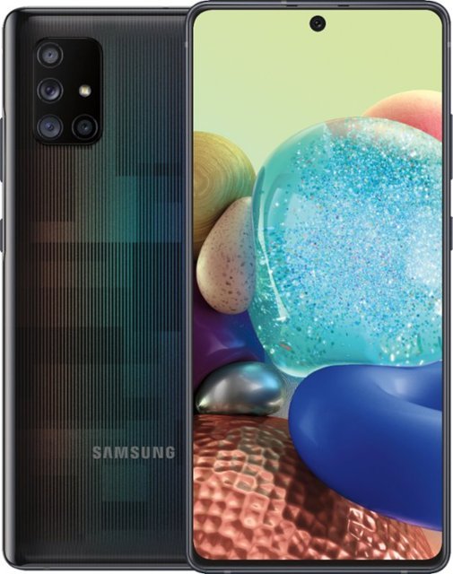 Samsung - Galaxy A71 5G 128GB - Prism Bricks Black