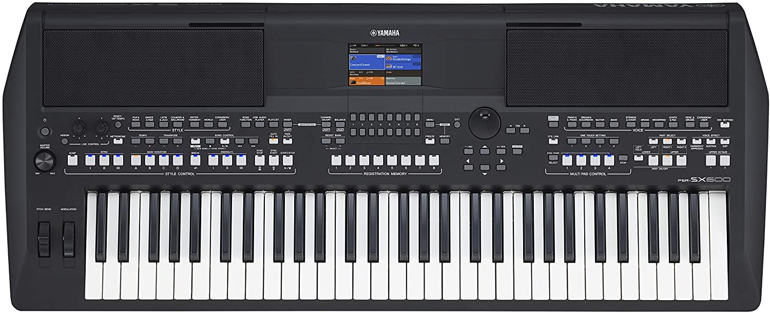 Yamaha PSR-X600 Arranger Workstation keyboard