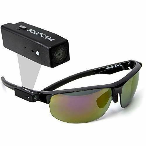 Pogocam Small Wearable 5pm Camera Photo Video for Glasses 720p HD 30fps
