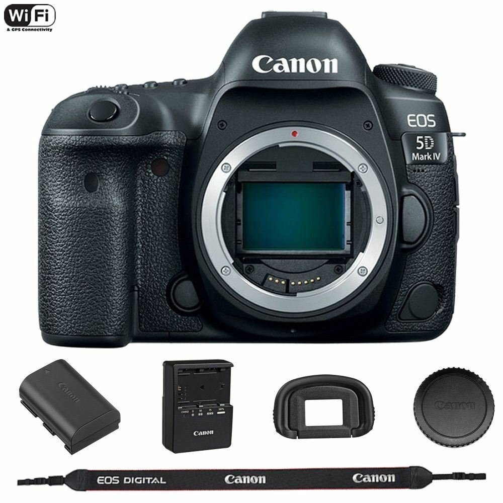 Canon - EOS 5D Mark IV DSLR Camera (Body Only) - Black