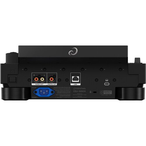 AlphaTheta CDJ-3000X High-Resolution Professional DJ Player (Pair, Black)