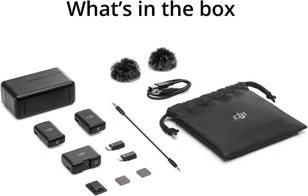 DJI Mic (2 TX + 1 RX + Charging Case)