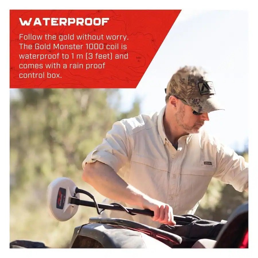 Minelab - GOLD MONSTER 1000 Metal Detector (1- 5-Inch Coil)