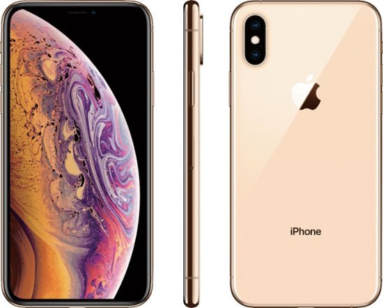 Apple -  iPhone XS 256GB- Gold