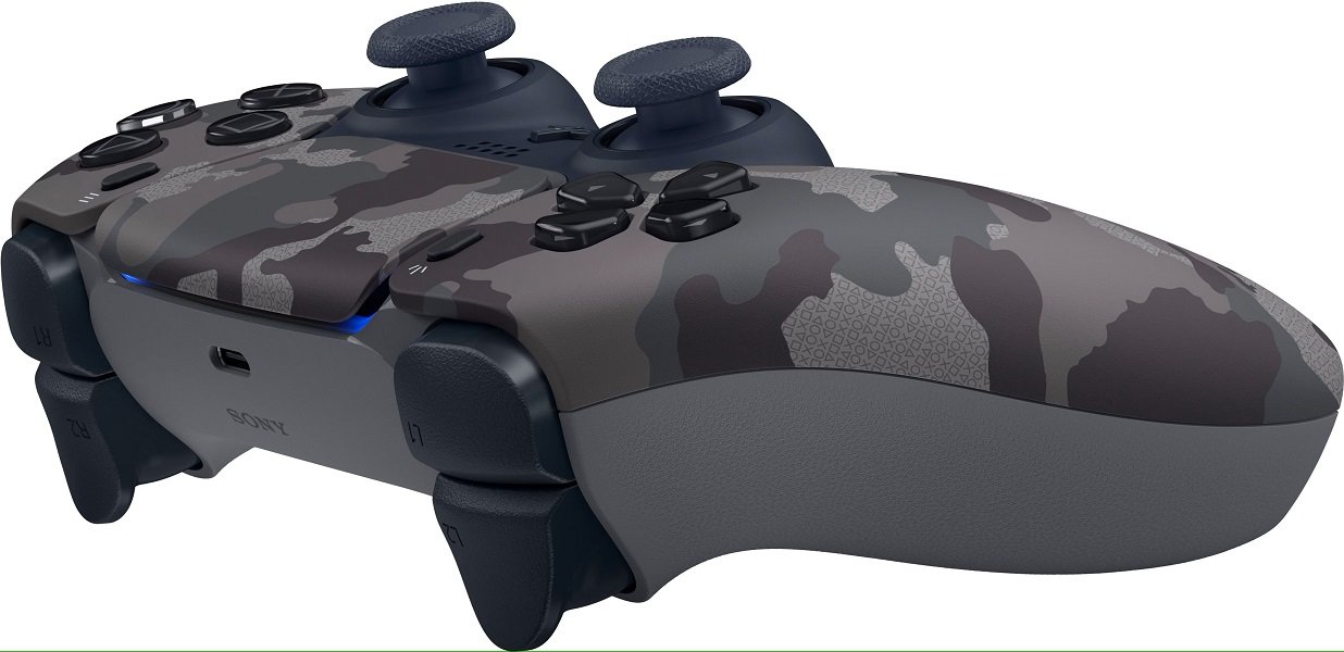 Sony - PlayStation 5 - DualSense Wireless Controller - Gray Camouflage