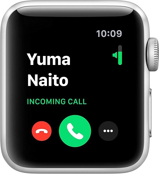 Apple Watch Series 3 [GPS 38mm] Smart Watch w/ Silver Aluminum Case & White Sport Band. Fitness & Activity Tracker, Heart Rate Monitor, Retina Display, Water Resistant