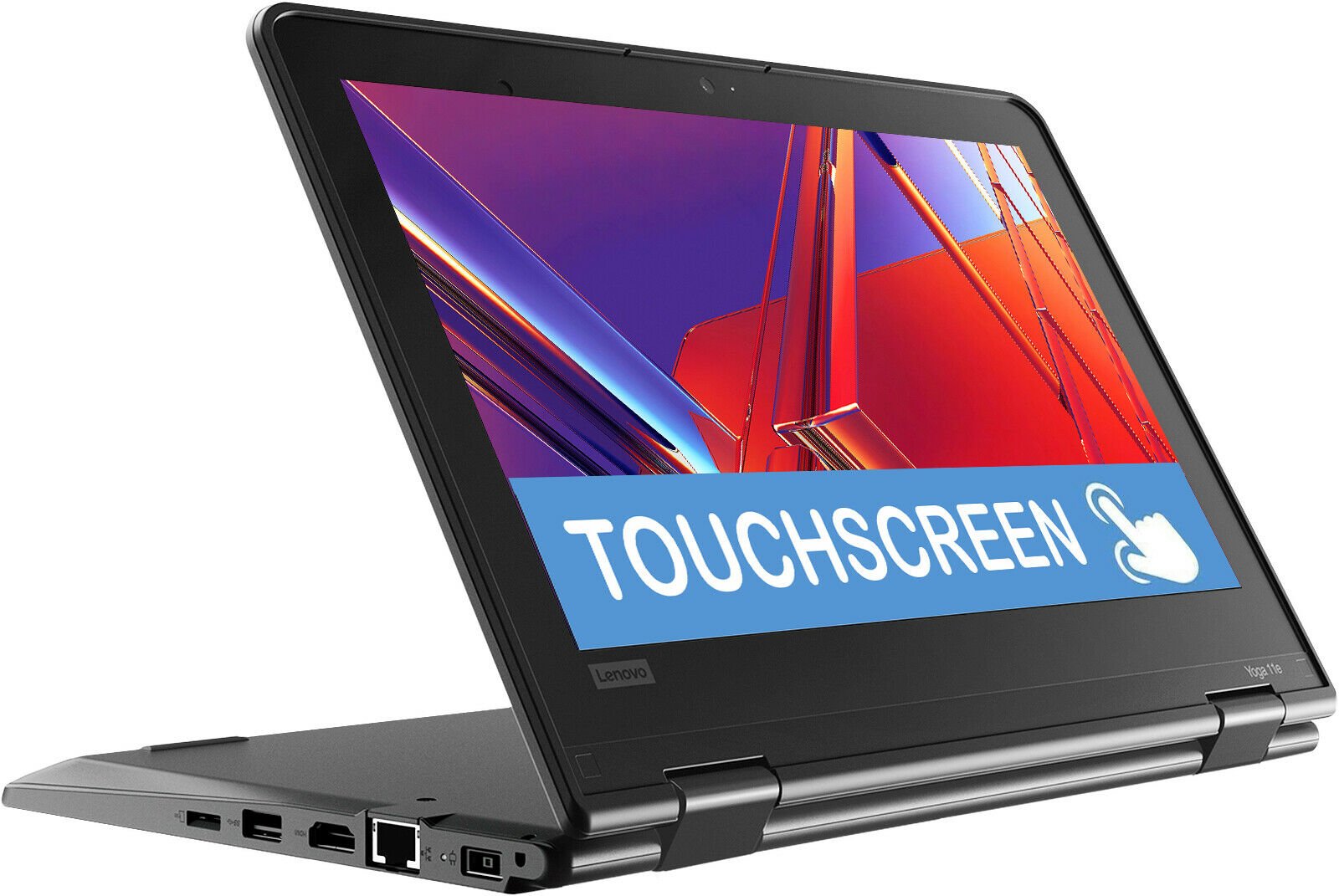 Lenovo 11e Yoga Gen 5 Laptop 11" Touch Intel Core 4GB RAM 128GB SSD Win10 Black