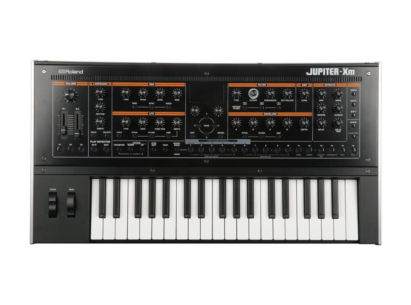 Roland Jupiter-Xm Synthesizer Keyboard SYNTHESIZER