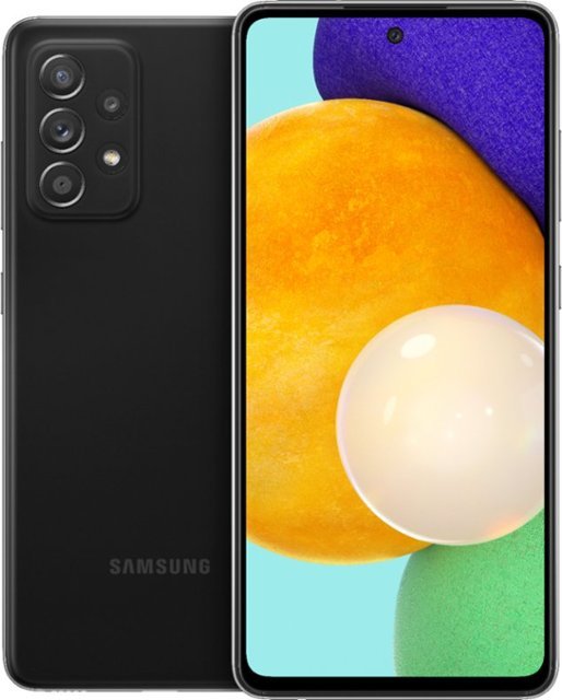 Samsung - Galaxy A52 5G 128GB Phantom Black