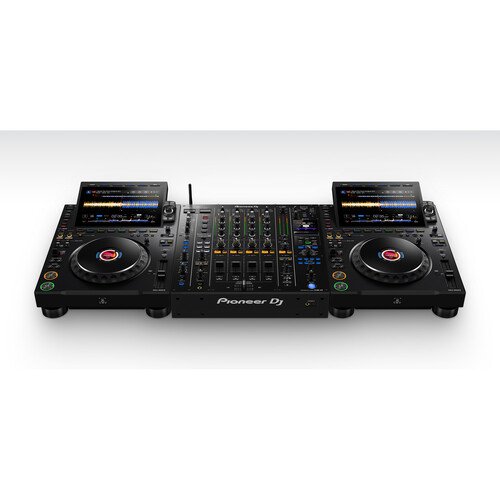 AlphaTheta CDJ-3000X High-Resolution Professional DJ Player (Pair, Black)