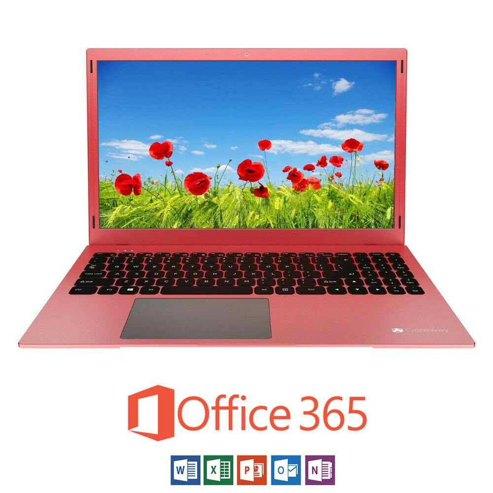 Gateway (Acer) 15.6 FHD Intel QuadCore 128GB SSD 4GB RAM + 1Yr Office 365