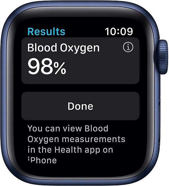 Apple Watch Series 6 (GPS + Cellular, 40mm) - Blue Aluminum Case with Deep Navy Sport Band