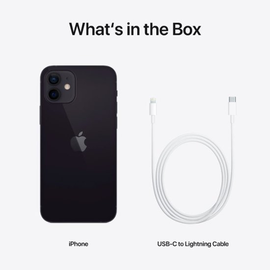 Apple - iPhone 12 5G - Black