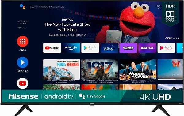 Hisense 43" A6G Series 4K Ultra HD Android Smart TV - 2021 Model