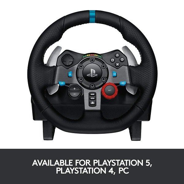Logitech - G29 Driving Force Racing Wheel and Floor Pedals for PS5, PS4, PC, Mac