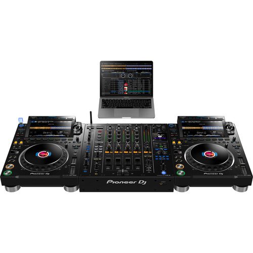 AlphaTheta CDJ-3000X High-Resolution Professional DJ Player (Pair, Black)