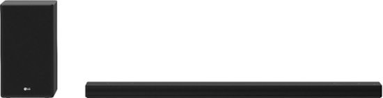 LG 5.1.2 Channel Soundbar with Wireless Subwoofer, Dolby Atmos & DTS:X - Black