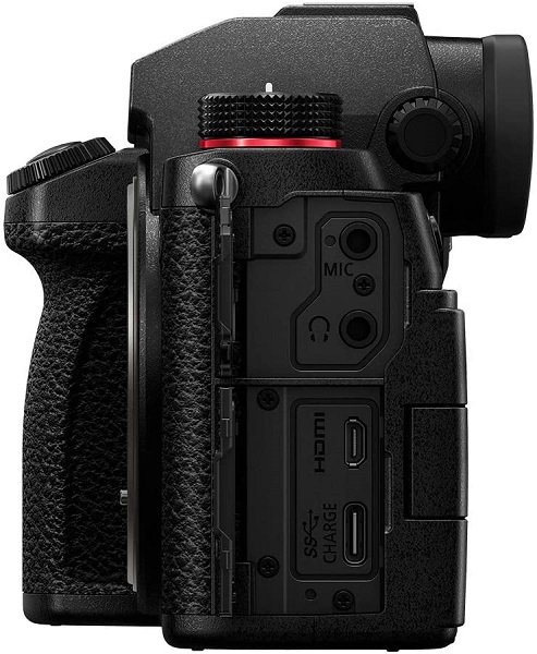 Panasonic LUMIX S5 Full Frame Mirrorless Camera, 4K 60P Video Recording with Flip Screen & WiFi, L-Mount, 5-Axis Dual I.S, DC-S5BODY (Black)