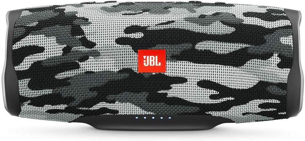 JBL Charge 4 Portable Bluetooth Speaker (Black/White Camouflage)
