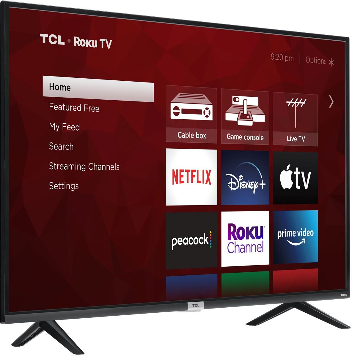 TCL - 43” Class 4 Series 4K UHD Smart Roku TV