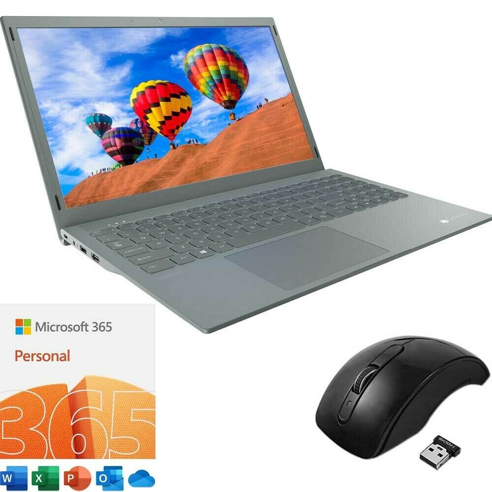 Gateway (Acer) 15.6 FHD Intel 128GB SSD 4GB RAM+ Office 365 + Mouse Bundle
