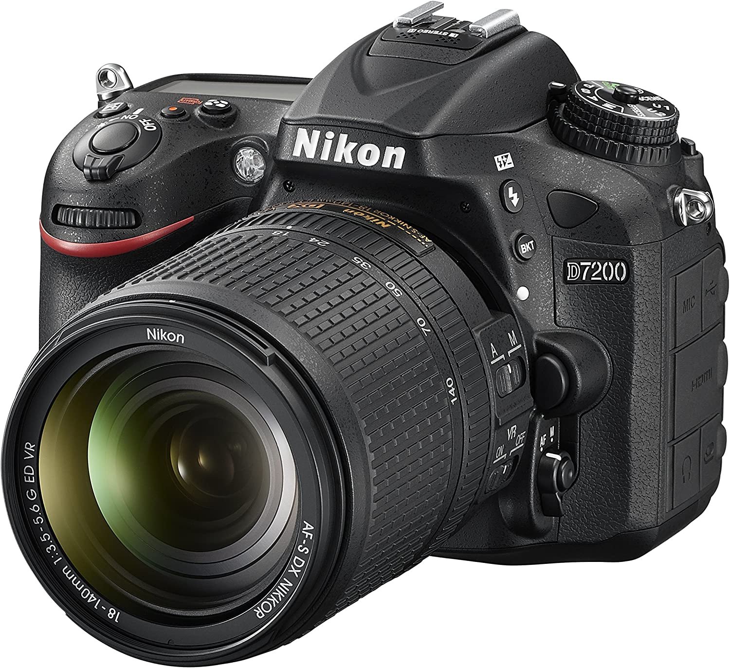 Nikon D7200 with 18-140mm lens digital SLR camera
