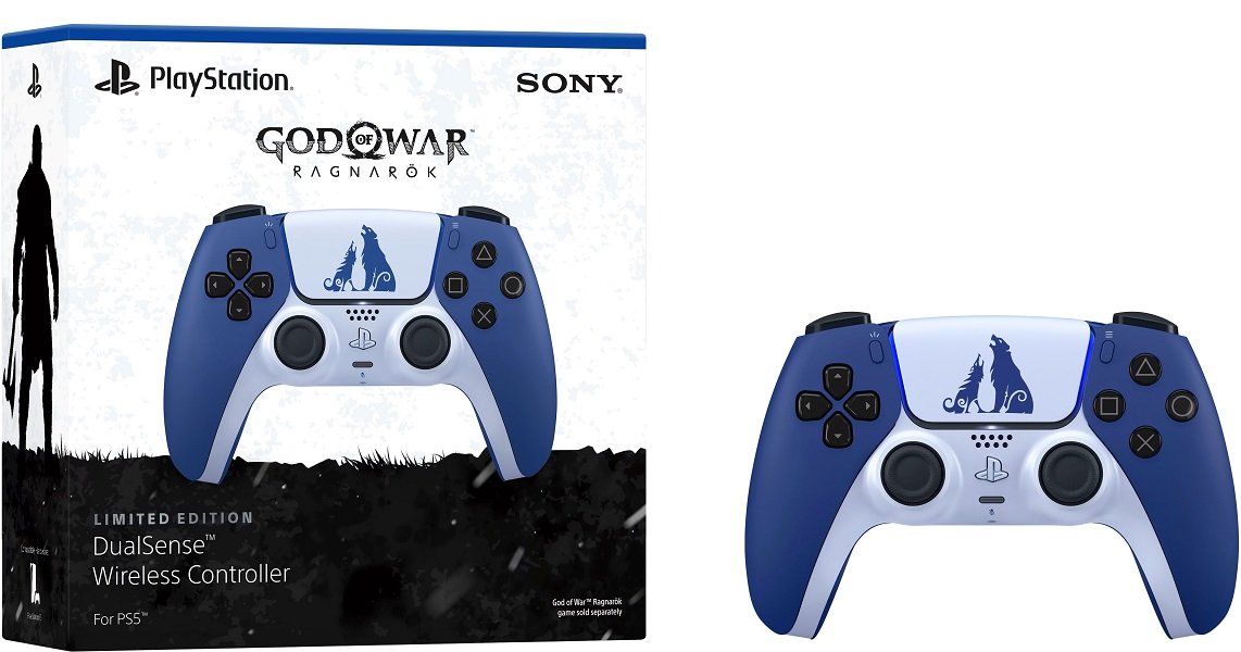 Sony - PlayStation 5 - DualSense Wireless Controller - God of War Ragnarök Limited Edition