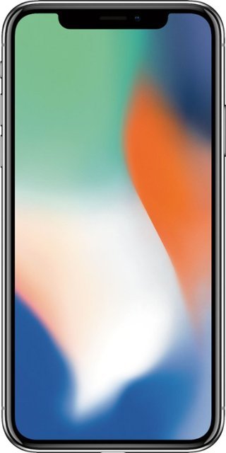 Apple - iPhone X  256GB- Silver