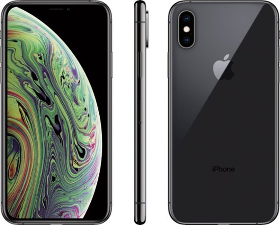 Apple -  iPhone XS 256GB- Space-Gray