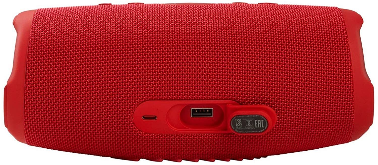 JBL CHARGE 5 - Portable Bluetooth Speaker with IP67 Waterproof and USB Charge out - Red
