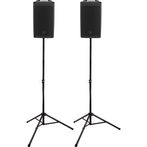 QSC K12.2 K.2 Series 12" 2000W Powered Speaker Pair with Essential Accessories Kit
