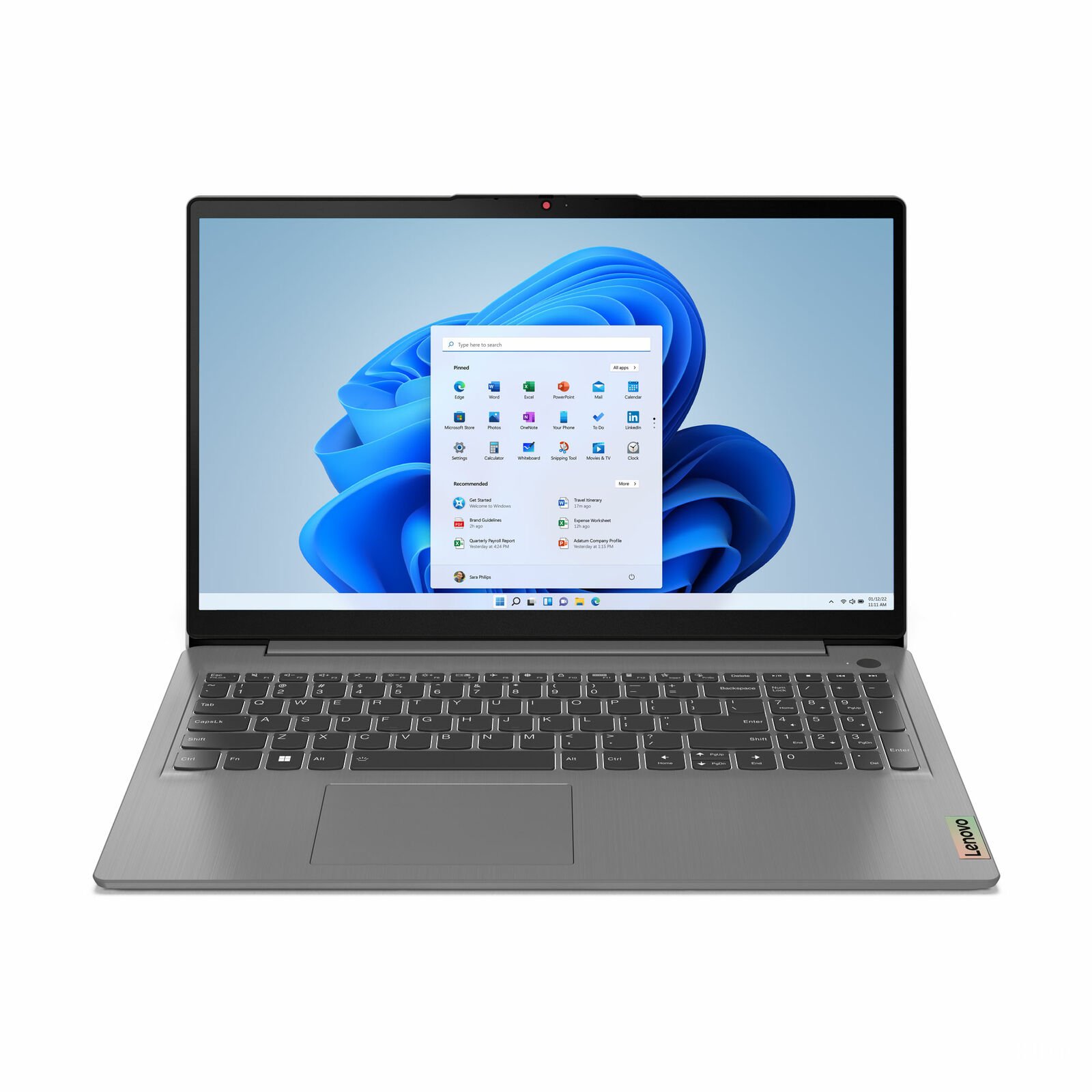 Lenovo IdeaPad 3 15 Laptop, 15.6" FHD, Ryzen 5 5625U, 16GB, 512 GB SSD