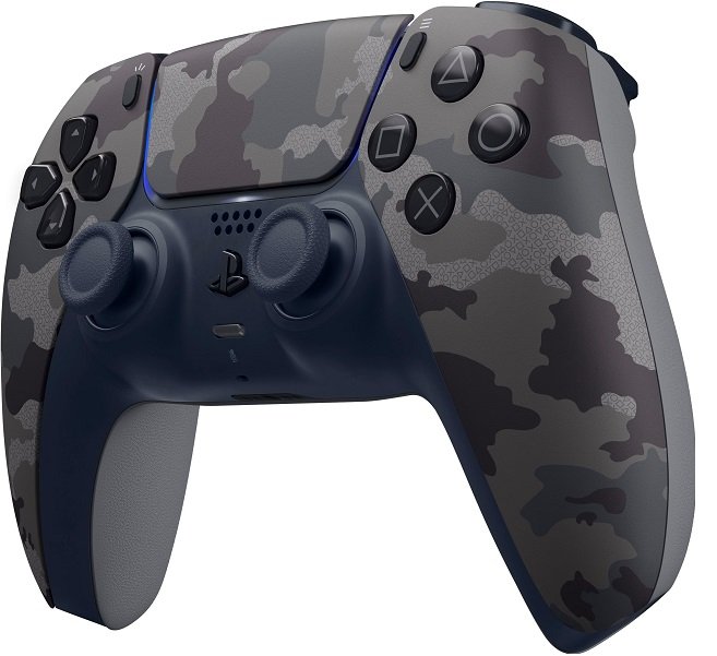 Sony - PlayStation 5 - DualSense Wireless Controller - Gray Camouflage