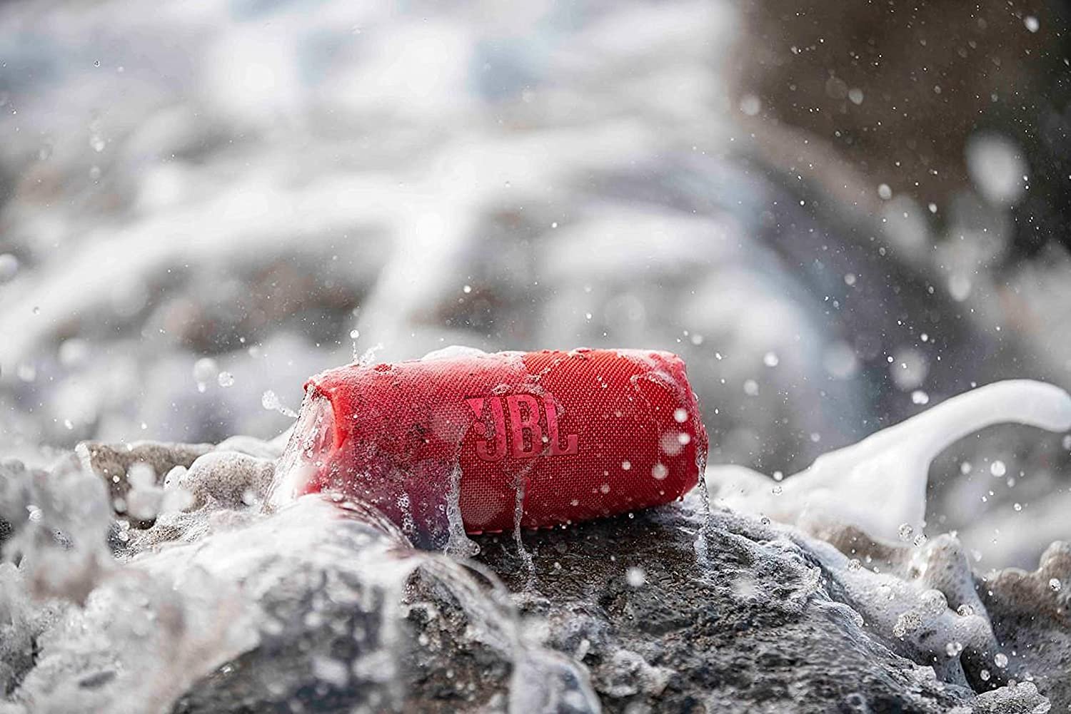 JBL CHARGE 5 - Portable Bluetooth Speaker with IP67 Waterproof and USB Charge out - Red