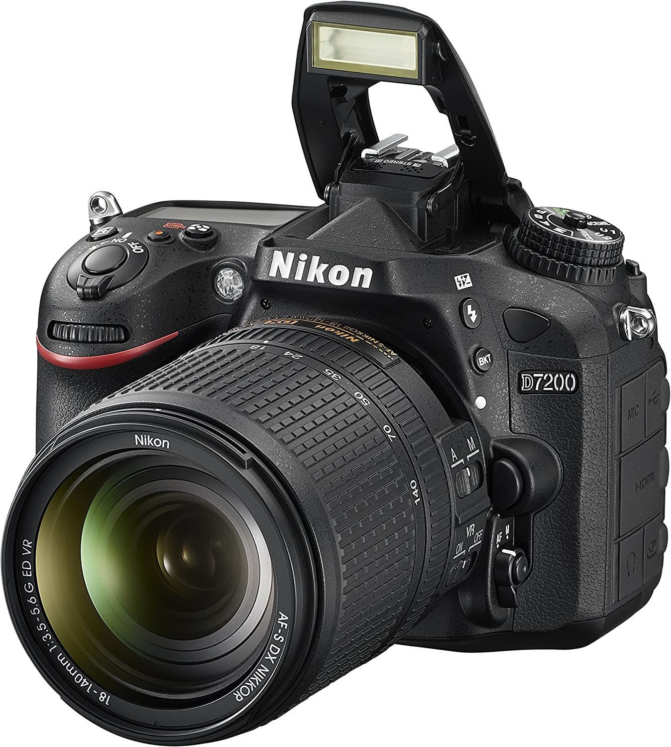 Nikon D7200 with 18-140mm lens digital SLR camera