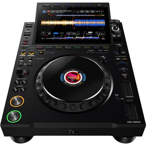 AlphaTheta CDJ-3000X High-Resolution Professional DJ Player (Pair, Black)