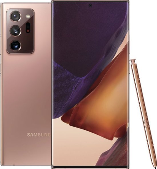 Samsung - Galaxy Note20 Ultra 5G 128GB - Mystic Bronze