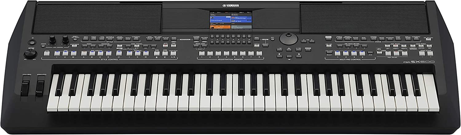 Yamaha PSR-X600 Arranger Workstation keyboard