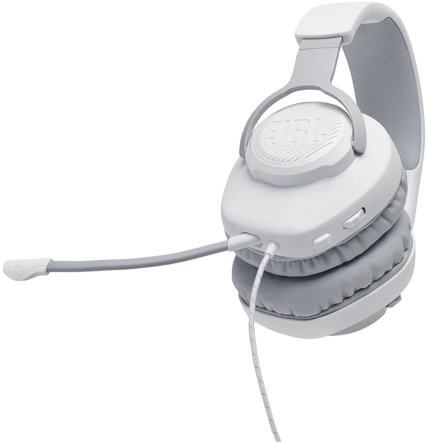 JBL Quantum 100 - Wired Over-Ear Gaming Headphones - White