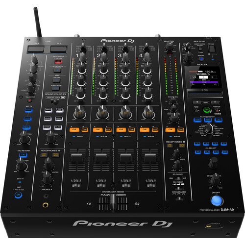 AlphaTheta CDJ-3000X Next-Gen Flagship Kit with DJM-A9 Mixer (Pair, Black)
