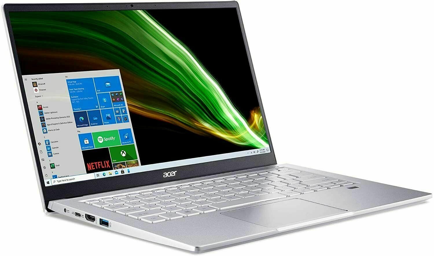 Acer Swift 3 - 14" Laptop AMD Ryzen 7 5700U 1.8GHz 8GB Ram 512GB SSD W10H